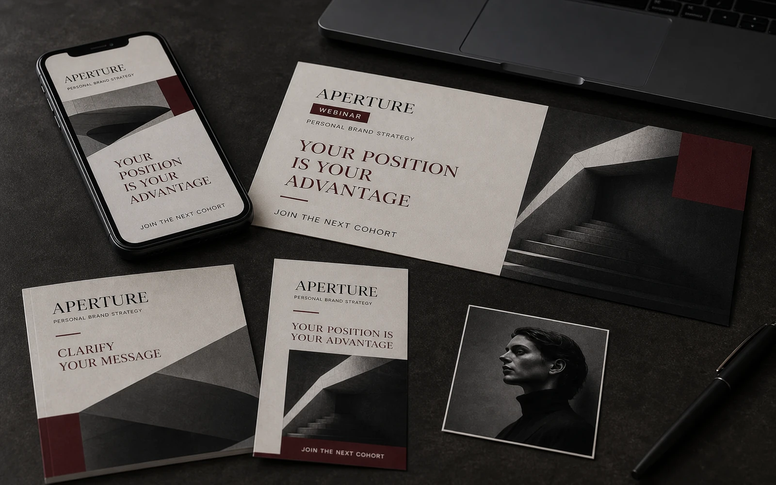 Aperture Stories, banners and campaign assets