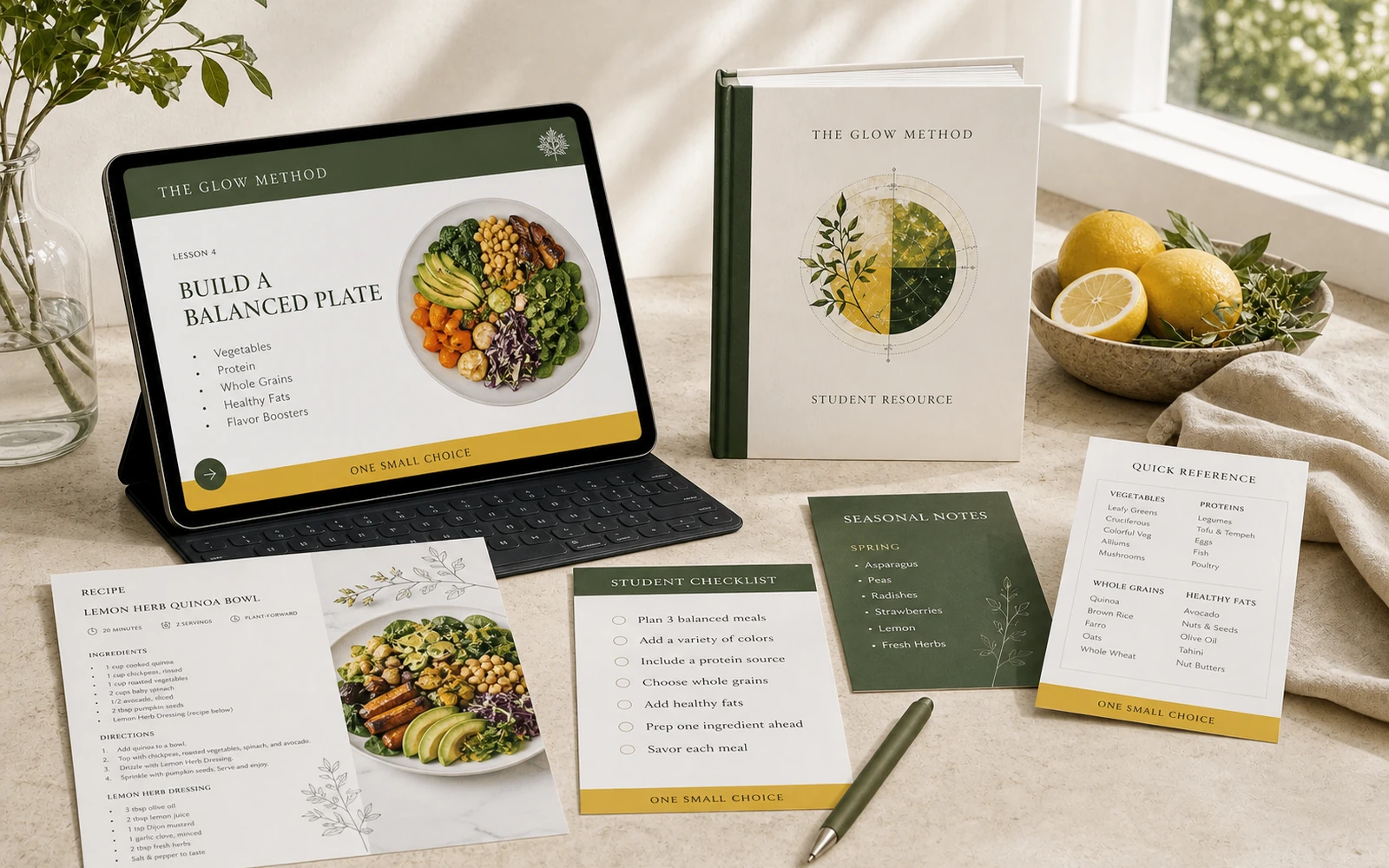 The Glow Method course slides and student resources